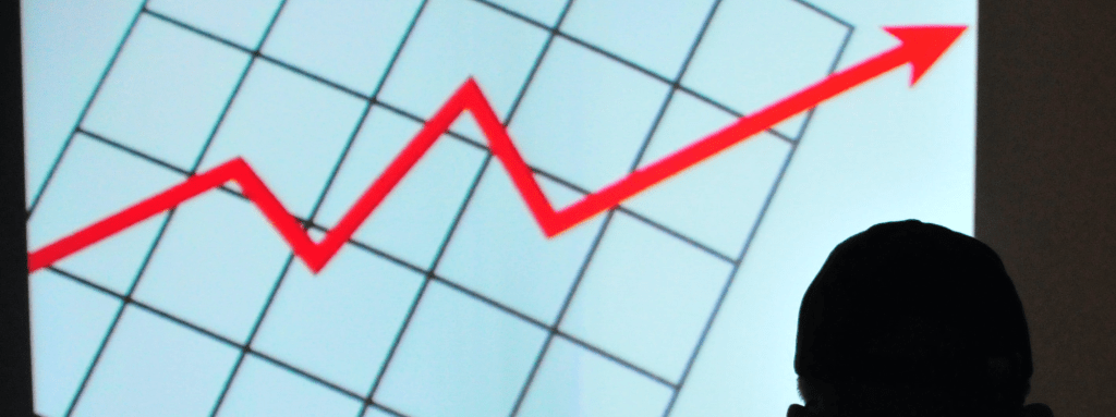 J Curve - Rising Line Graph